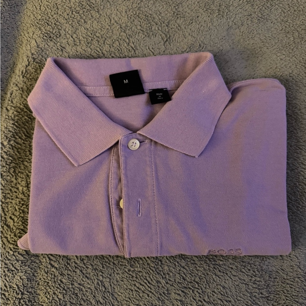 Boss Purple Polo Shirt Classic Style